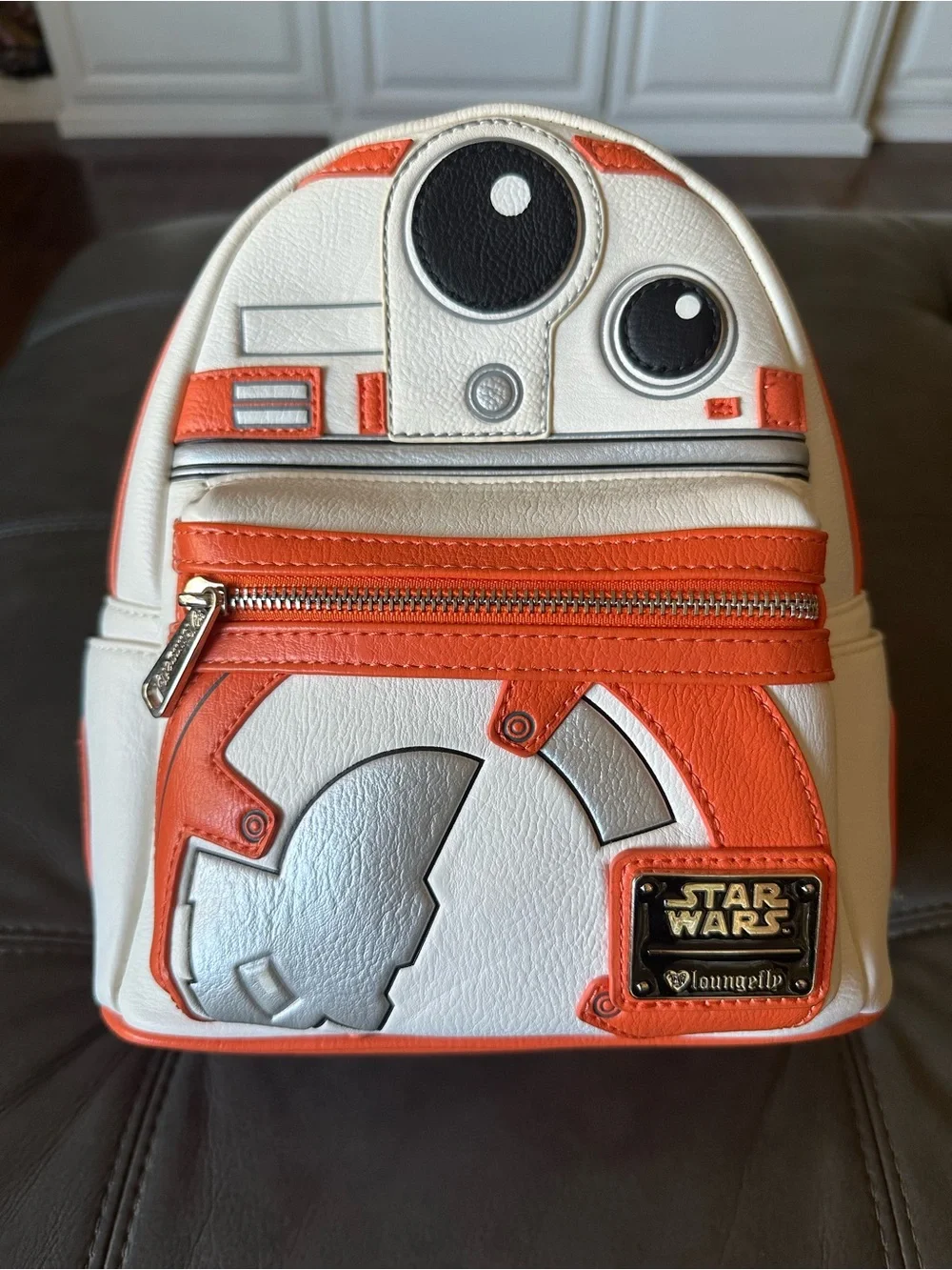 Loungefly Star Wars BB-8 Mini Backpack - White & Orange